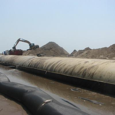 Cina Polypropylene Woven Geotextile Tube Geotube For Sludge Dewatering in vendita