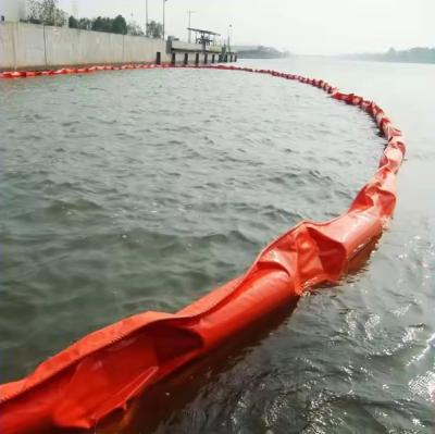 China Silt Curtain Pvc Floating Silt Curtain Containment Boom Eco Friendly Oil Spilling Boom en venta