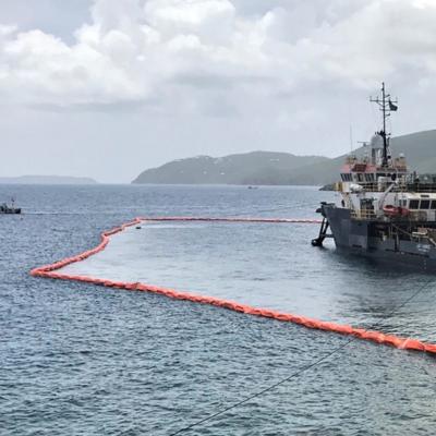 China Siltvorhang PVC Schwimmer Siltvorhang Containment Boom Öko-freundliche Ölvergießen Boom Siltvorhang für Wasserumgebung zu verkaufen