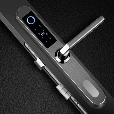 Cina Goodum European Style Fingerprint Password M1 Card Smart Door Lock E6800S For Sliding / Aluminum / Wooden Door in vendita