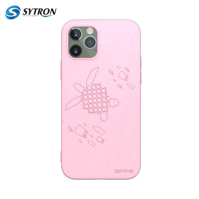 China Dropshipping Eco Friendly Biodegradable Shockproof Phone Case Custom For Apple Iphone 12 pro for sale