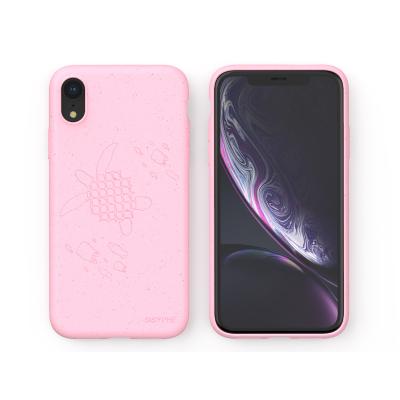 China Sytron Anti Gravity Biodegradable Shockproof Phone Case Bamboo Fiber Case For Iphone Xr for sale