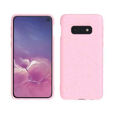 China Free Shipping Biodegradable Shockproof Bamboo Fiber Tpu Case For Samsung Galaxy S10 E for sale