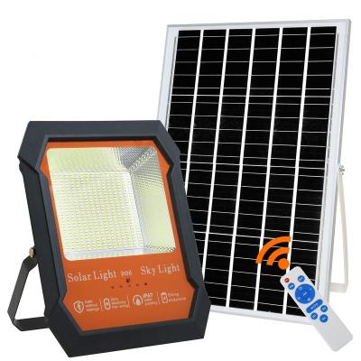 China Niko Multifunctional Portable Sports Stadiums 300 Watt ABS Outdoor IP65 Solar Floodlight 100W 200W Led Powered Solar Flood Light for sale