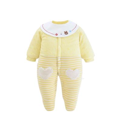 China Wholesale Breathable Newborn Baby Boys Cotton Knitted Long Sleeve Jumpsuit Baby Clothes Romper for sale