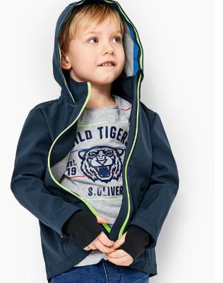 China Waterproof seam taped kids softshell jacket for sale