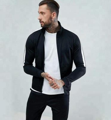 China Wholesale Custom Anti-Static Lastet Design Mens Slim Fit Plain Tracksuit for sale