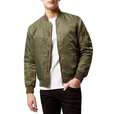 China Wholesale cheap high quality full zipper men's bomber jacket breathable men's bomber jacket for sale