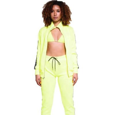 China Custom Sets Anti-UV Pants Sweat Suit Clothing Latest Design Tracksuit For Women for sale