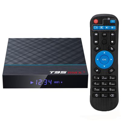 China 8k Android TV Box T95Max+ 4GB Ram 32GB 64GB Rom Android 9 TV Box T95 Max Plus Amlogic S905X3 Media Player for sale