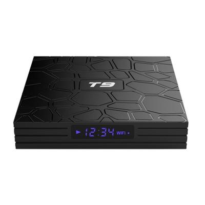 China 8k T9 TV Box Newest 4GB RAM 64GB ROM Android 9.0 TV Box T9 RK3318 Quad Core 4G/32G USB 3.0 Quad Core 4K Set Top Box Android 9.0 for sale