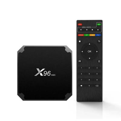 China Hot Selling 4K X96mini TV Box Internet 4k Android TV Box Smart TV HDR 2.4GHz Wifi Google Smart Player Youtube for sale