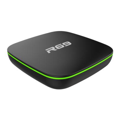 China Cheapest 8k Mini Android TV Box R69 Set Top Box Android R69 android7.1 TV Box Quad-core H3 for sale