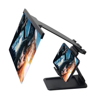 China Screen Magnifier For All Mobiles 12 Inch 3D Amplifier L20 Detachable Bracket Magnifier Smartphone Screen Desktop Amplifier for sale