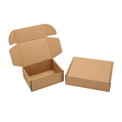 China Recycled Materials Recycled Cardboard Mailer Boxes Kraft Paper Packaging Boxes For Express for sale