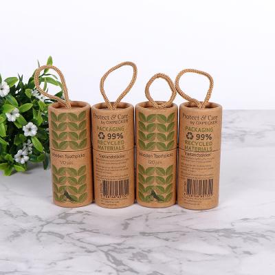 China Gift & Craft Custom Design Kraft Round Box Food Grade Cylinder Box Tea Paper Tube Packaging for sale