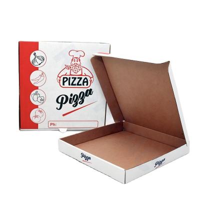 China Wholesale custom paper boxes Para de caixas cheap pizzas food 7/10/12 inch pizza paper boxes for sale