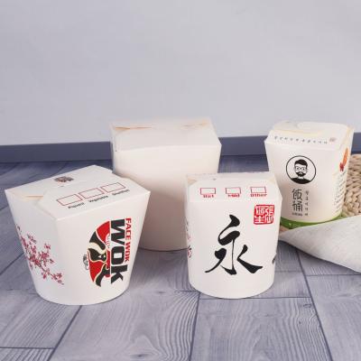 China Disposable Custom 16oz 26oz 32oz Take Out Disposable Noodle Box Food Box Packaging for sale