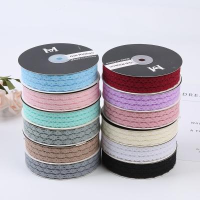 China Wholesale Nice Luxury Attractive Color Fashion Design Lace Gift Wrap Ribbon Solid Colored Roll for sale