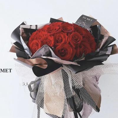 China New Mermaid Custom Made Mermaid Florist Material Mesh Flower Bouquet Wrapping Banner Shiny Roll Mesh Waterproof for sale