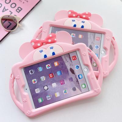 China Universal Silicone Hard Protective Case Cartoon Silicone Tablet Case For Kids Tablet Cases 3D Stand Cartoon For Ipad Tablet Case for sale