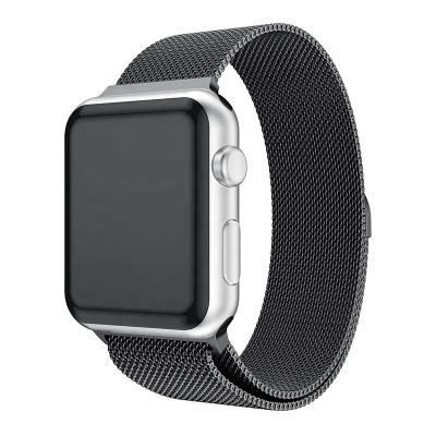 China Watch Band Metal Strap For Apple Milanese Milanese Stainless Steel Watch Band Buckle Apple Watch for sale