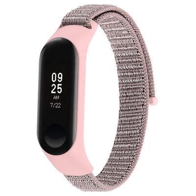 China Soft Breathable Nylon Wrist Strap Sport Fitness Smart Watch Band Strap Replacement Buckle Nylon Wrist Strap For Xiaomi MI Band 3 Smart Watch for sale