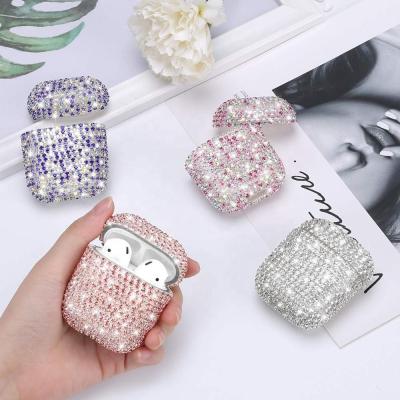 China For High Fashion Earphone For Airpod 1 2 3 Case Cover Diamond For Girls, For Airpods Case Rhinestone for sale