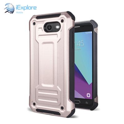 China 2 in 1 iExplore Manufacturer Factory Mobile Phone Armor Case TPU Shockproof PC 2 in 1 for Samsung Galaxy J7/J3/A7 2017/galaxy a7/a9 pro for sale