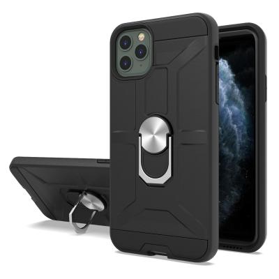 China iExplore Manufacturer Factory Double Layer Hybrid Kickstand Armor Case Rugged Ring Armor TPU Case 2 in 1 Cell Phone Case For LG K10 for sale