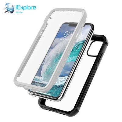 China iExplore Shockproof Military Shockproof 360 Full Body Screen Protector Element Full Body Rugged Case With Built-in Screen Protector Phone Case For iPhone 6.1 2019 XS Max 11 for sale