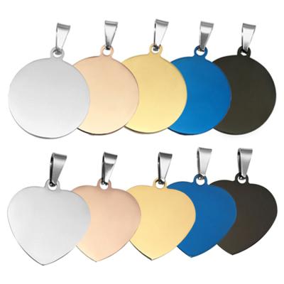 China Europe Gold Dog Tag Pet Circle Peer Sublimation Collar Men's Metal Plate Engraver Brass Dog Tag Para Sublimar for sale