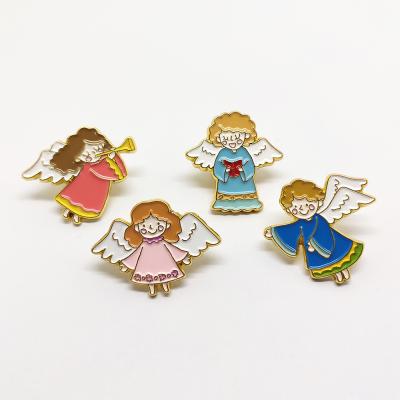 China Europe Apparel Lapel Women's Crystal Wholesale Manufacturers Custom Hard Kind Soft Animal Cute Enamel Pins for sale