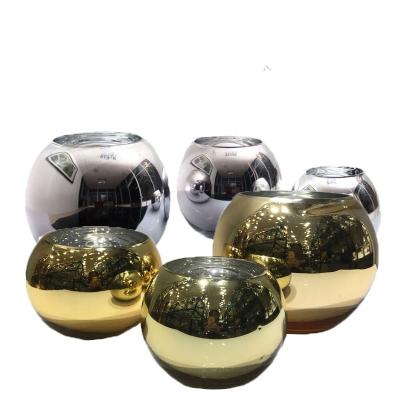 China Europe Round Globe Fish Bowl Glass Aquarium Vase for sale