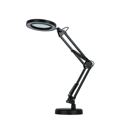 China Lighting Functions switch Control Funky Table Led Desk Lamp With Clip Aluminum Swing Arm Usb Charging Port for sale