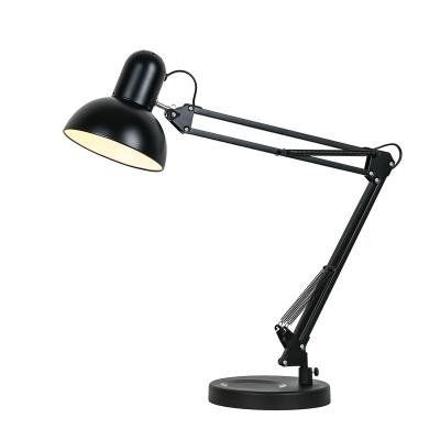 China Lighting Functions Base type Desk Funky Table Lamp shades E27 Modern Swing Arm Desk Office Lighting for sale