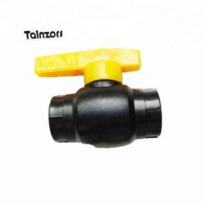 China Pe 1 inch HDPE ball valve for water supply for sale