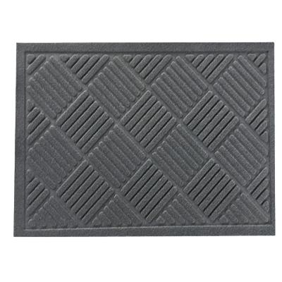 China Widely Used Hot Sale Foot Mat Anti Slip Front Mat Scraper Dust Absorbent Entrance Mat PVC Backing for sale