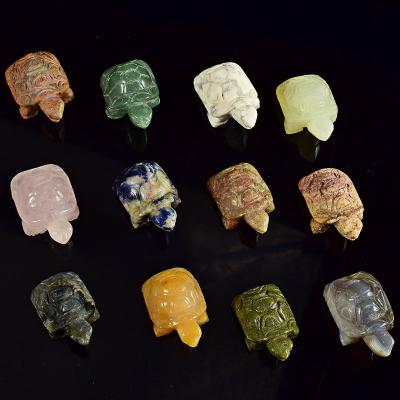 China Europe Wholesale Semi Precious Stone Crafts Gemstones Carved Animals for sale