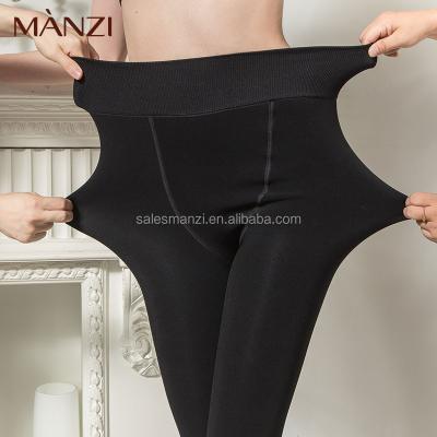 China Manzi Antibacterial Factory Customized Winter Thick Pantyhose Exaggerated Warm Tights for sale