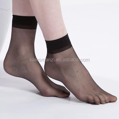 China Manzi Brand Breathable Custom Socks Slim Silk Socks Compression Silk Slimming Socks for sale