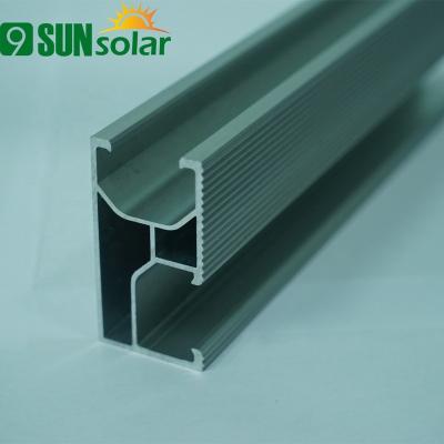 China Home Solar Panel Solar Track System Rack Parking Lot Aluminum Solar Rail for sale