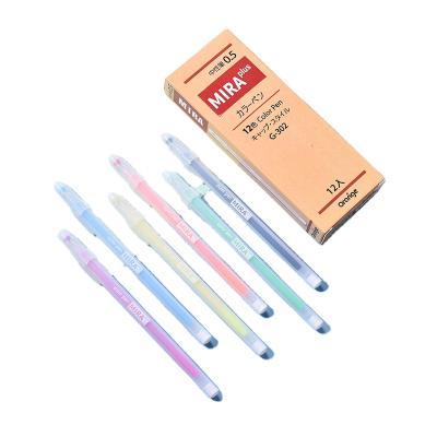 China ANI School Supplies Full Color Gel Ink Pen Frosted Transparent for sale