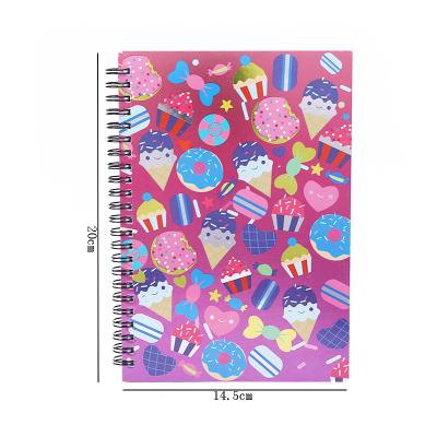 China School Stationery Spiral Notebook Diary Cartoon Spiral Notebook for Students for sale