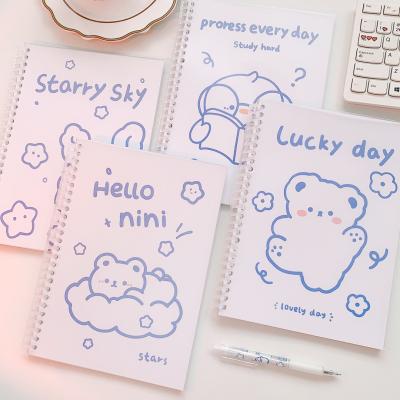 China Kawaii Spiral High Quality Notebook B5 Cute Loose Leaf Spiral Notebook Notebook For Students for sale