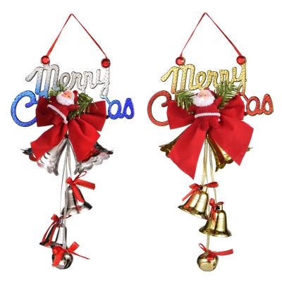 China 5 Santa Claus Ornament Christmas Pendant Bells for door wall tree for sale