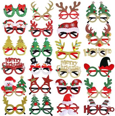 China Multiple Funny Home Decoration Gifts Beautiful Christmas Glasses For Kids Adult Party for sale