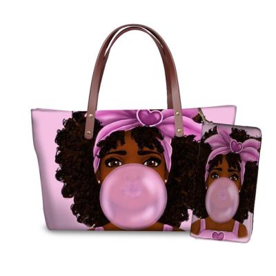 China Normcore/Wholesale Custom Handbag Minimalist Summer Set Top Pink Girls Black African American Fashion Bags Ladies Handbags for sale