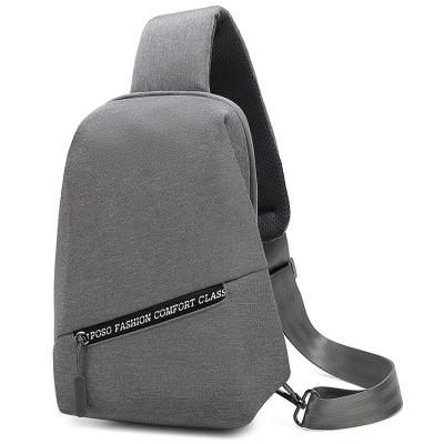 China 2021 High Quality Factory Custom Logo Single Shoulder Bag Cross Body Sling Bag Travel Nylon Small Chest Bag Men's Sports for sale