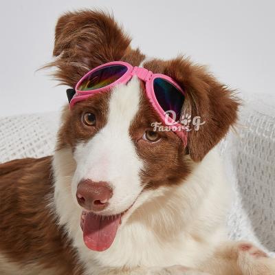 China New Viable Amazon Pet Glass Pet Windproof Protective Accessories Cat Dog Foldable Sun Glasses Anti-sai for sale